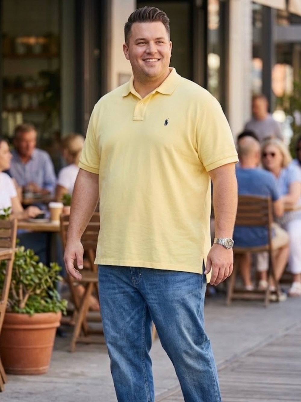 Ralph Lauren Yellow Short-Sleeve Polo Shirt